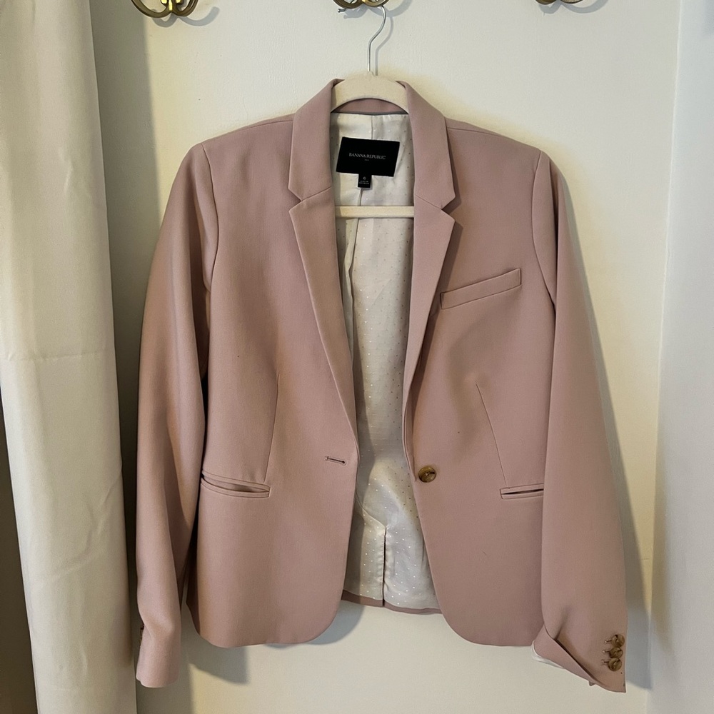 Banana Republic Pink Blazer